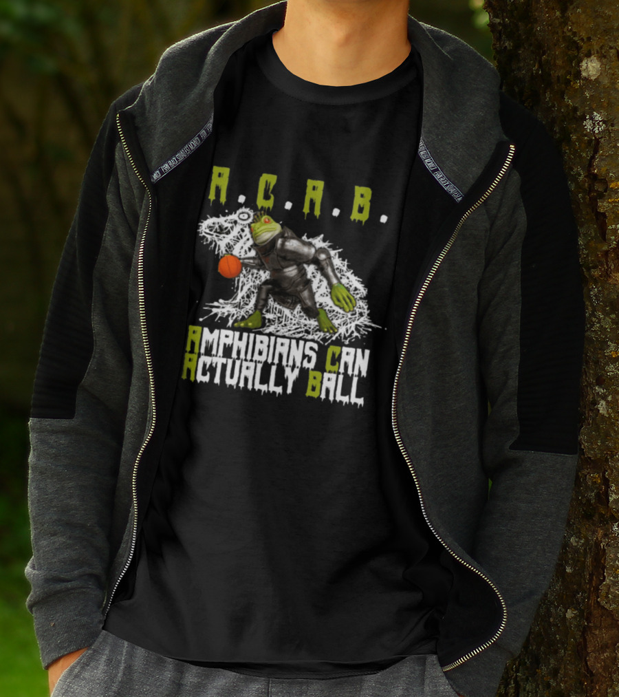 Firehouse 666 Store Acab Amphibians Can Actually Ball Frog Mallet T-Shirt