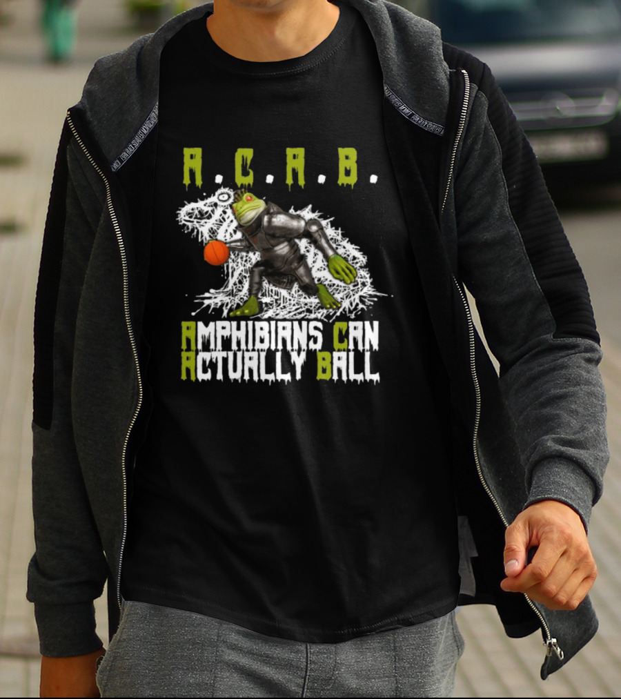 Firehouse 666 Store Acab Amphibians Can Actually Ball Frog Mallet T-Shirt