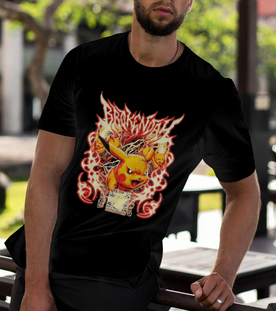 Brokendah High Voltage Pikachu Pokémon Electric Burst T-Shirt