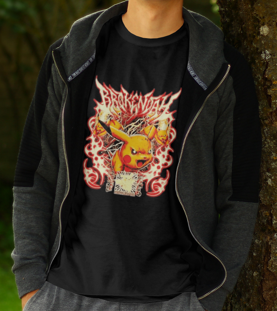 Brokendah High Voltage Pikachu Pokémon Electric Burst T-Shirt