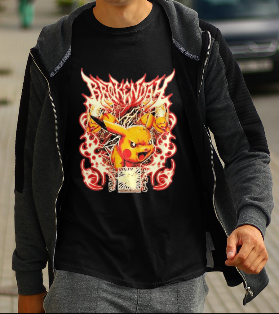 Brokendah High Voltage Pikachu Pokémon Electric Burst T-Shirt