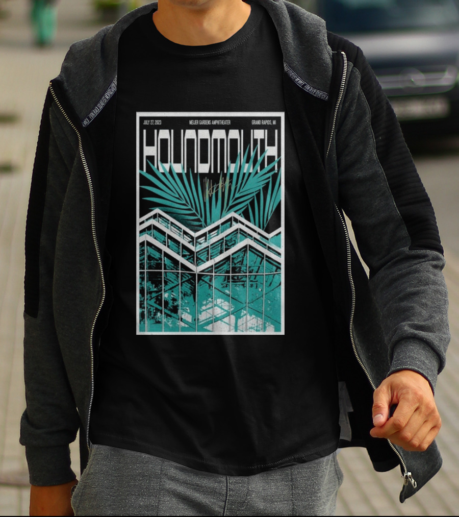 Houndmouth Meijer Gardens Amphitheater Grand Rapids July 27 2023 T-Shirt