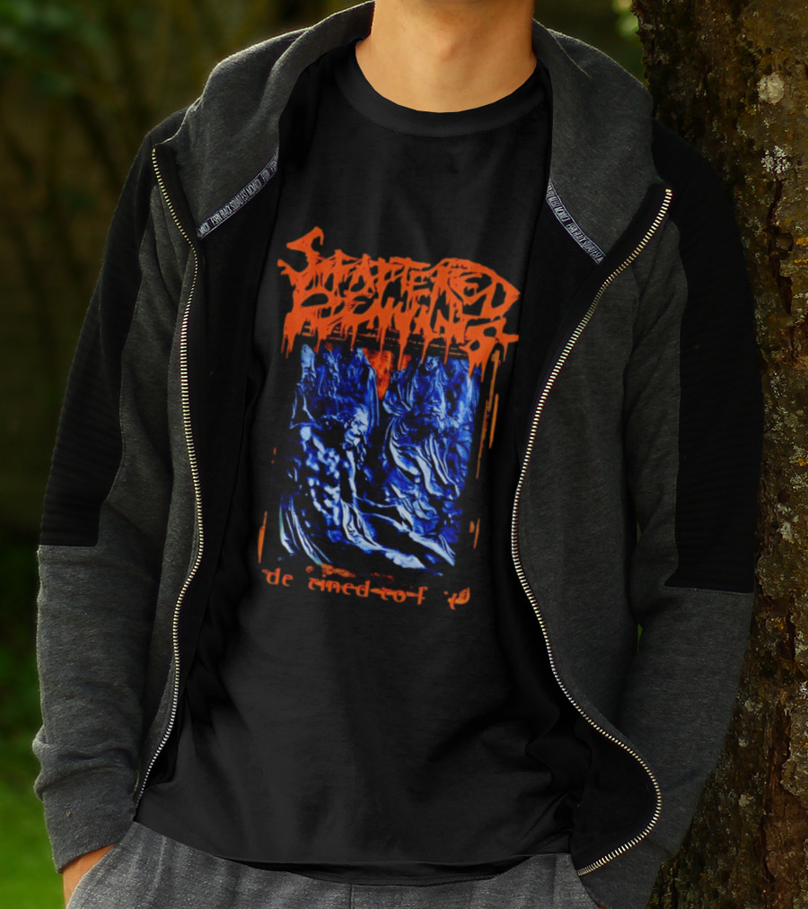 Scattered Remnants Destined To Fail Death Metal Album Cover T-Shirt