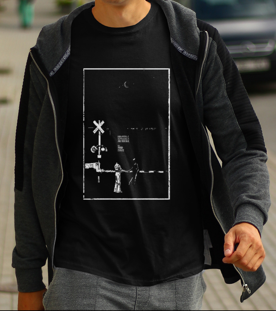 Jack White Essex Junction VT July 15 2026 Railroad Crossing Scene T-Shirt