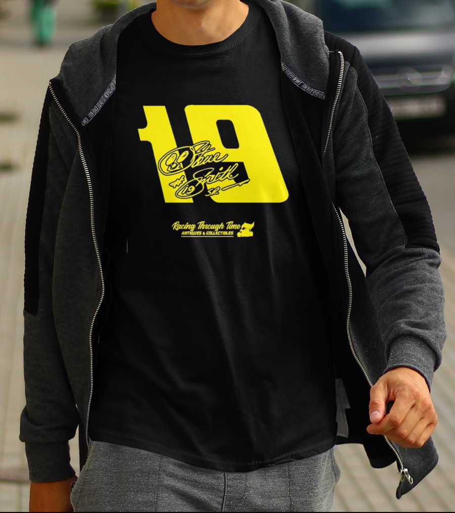 Steve Smith Sr 19 Racing Through Time Antiques Collectibles T-Shirt