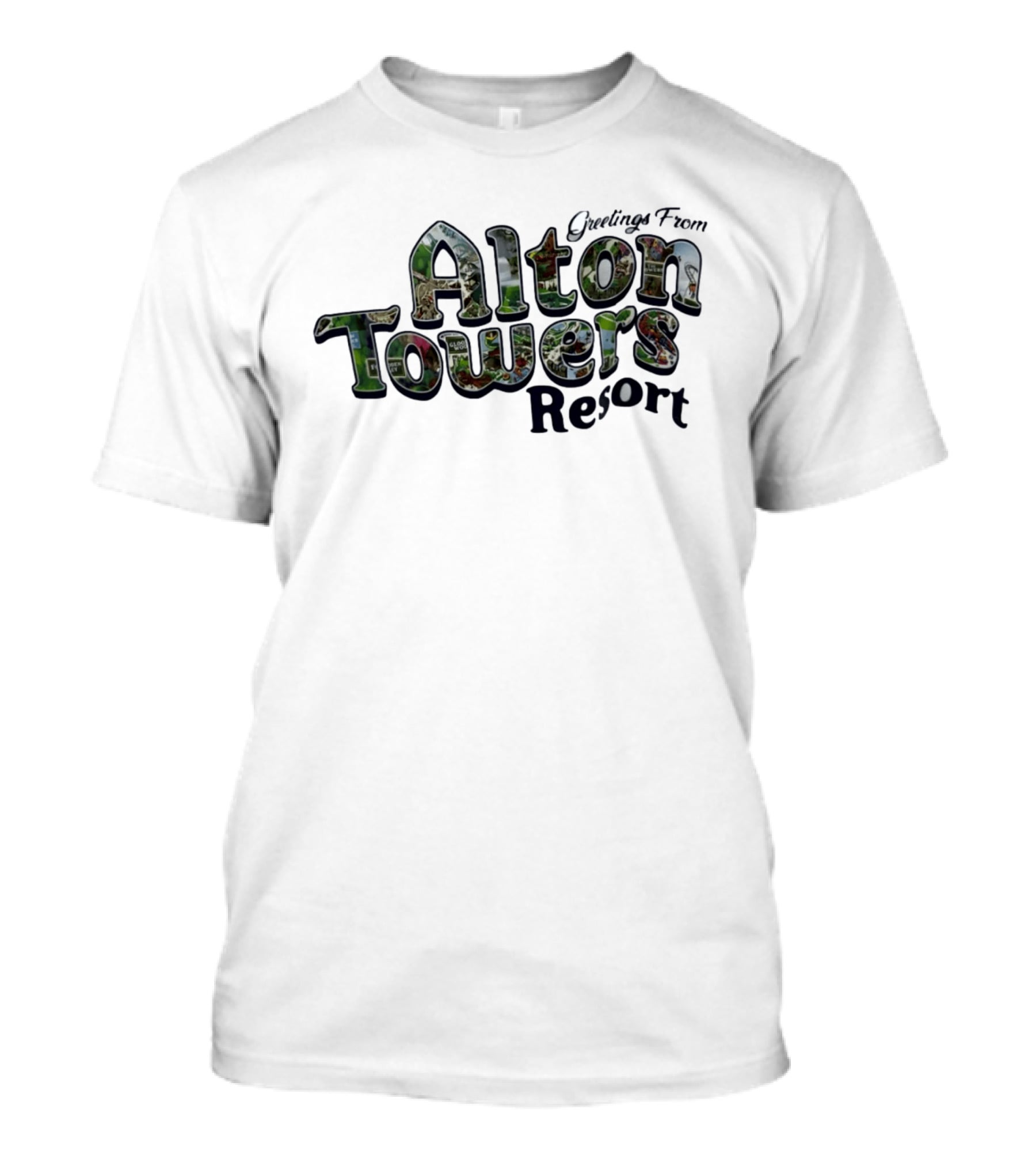 Greetings From Alton Towers Resort Theme Park Adventure T-Shirt