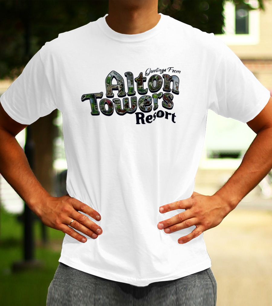 Greetings From Alton Towers Resort Theme Park Adventure T-Shirt