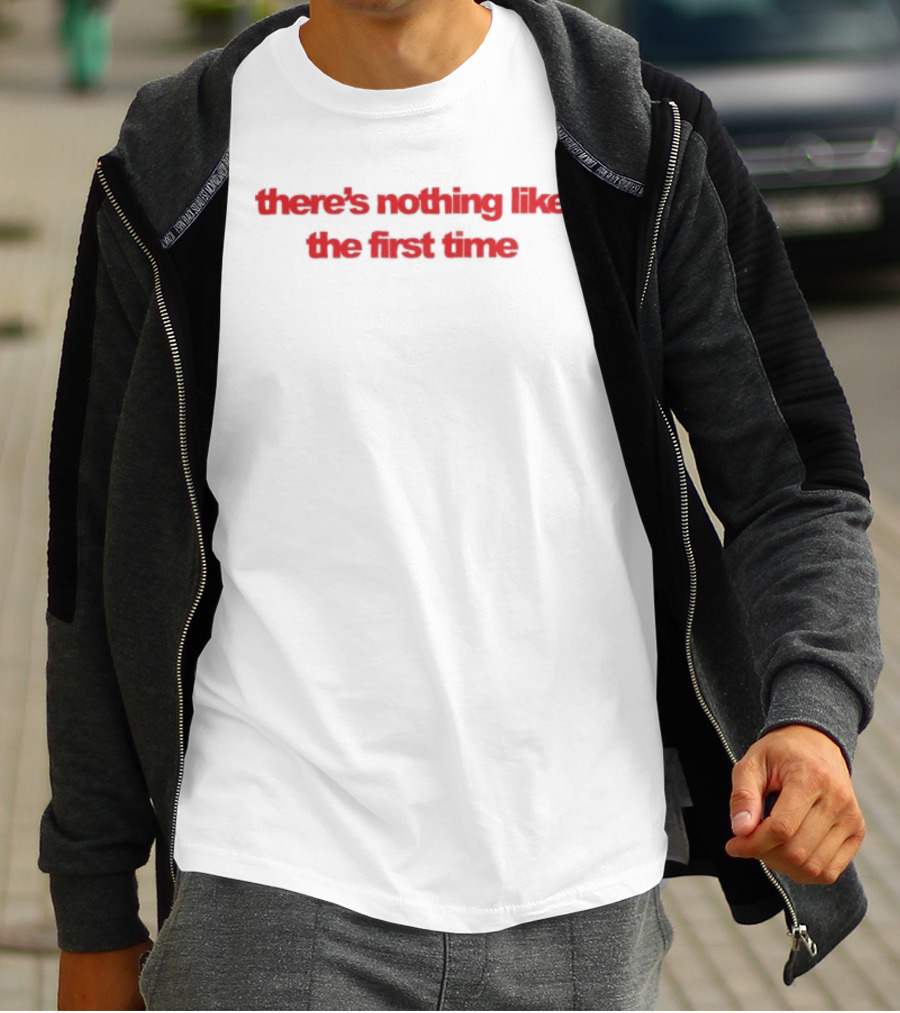 Lake Drive Store There's Nothing Like The First Time Cherry Crop T-Shirt
