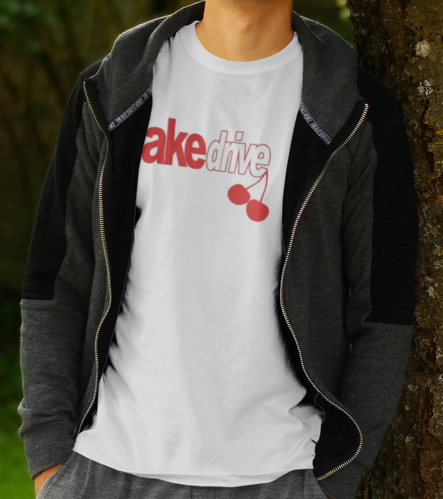 Lake Drive Cherry Ringer Retro Style Vibes T-Shirt