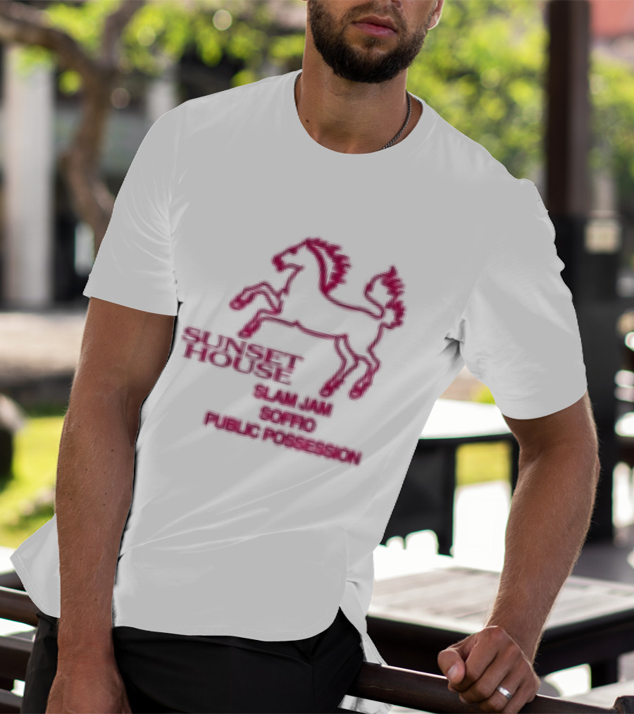 Public Possession Store Slam Jam Soffio Sunset House T-Shirt