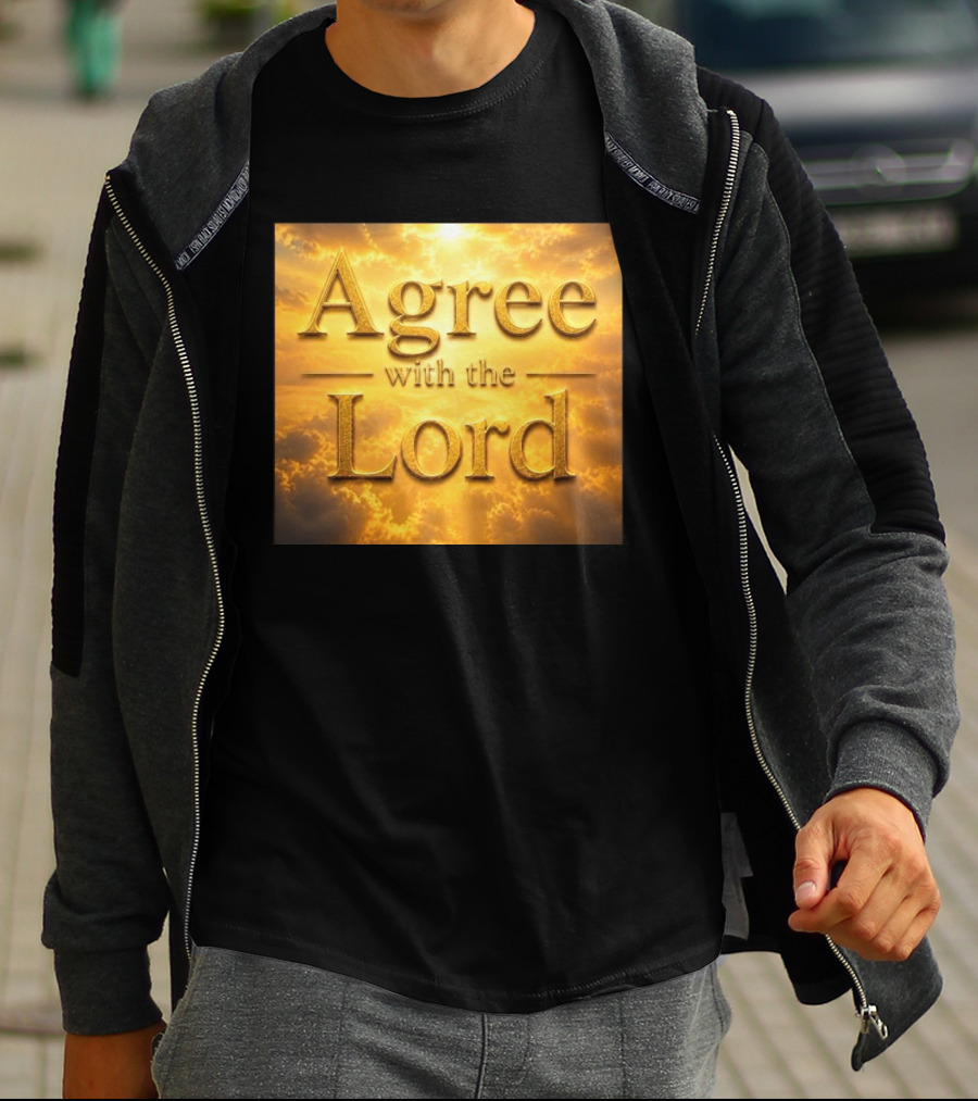 Agree With The Lord Golden Cloudy Sky T-Shirt