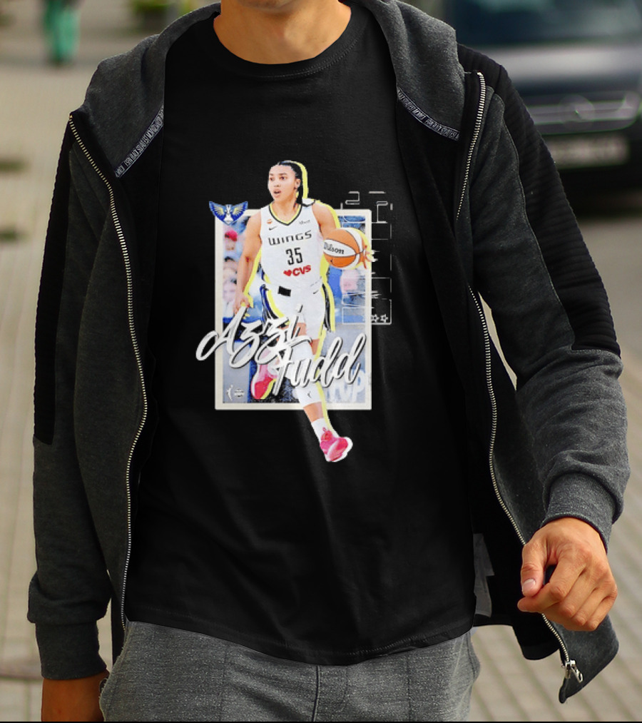 Azzi Fudd Dallas Wings 35 Basketball WNBA Slam Magazine Cover Sports Fashion T-Shirt