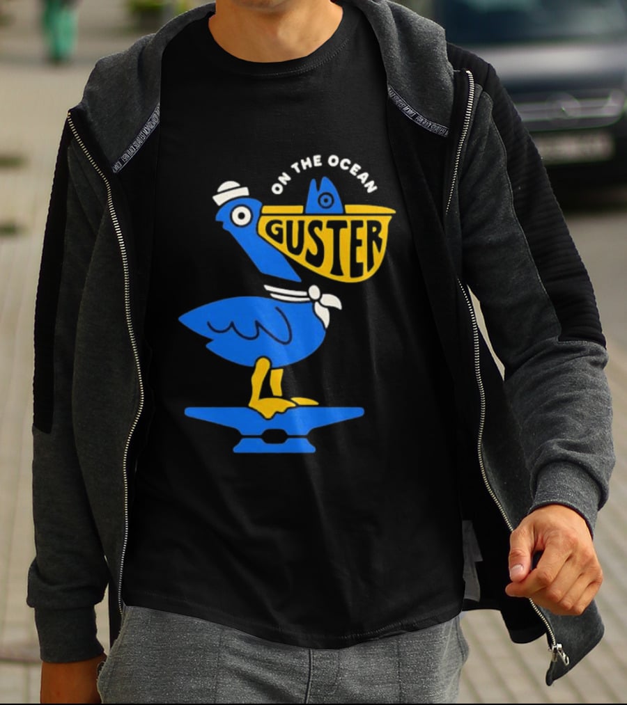 Guster On The Ocean 2026 Tour Pelican Sailor T-Shirt