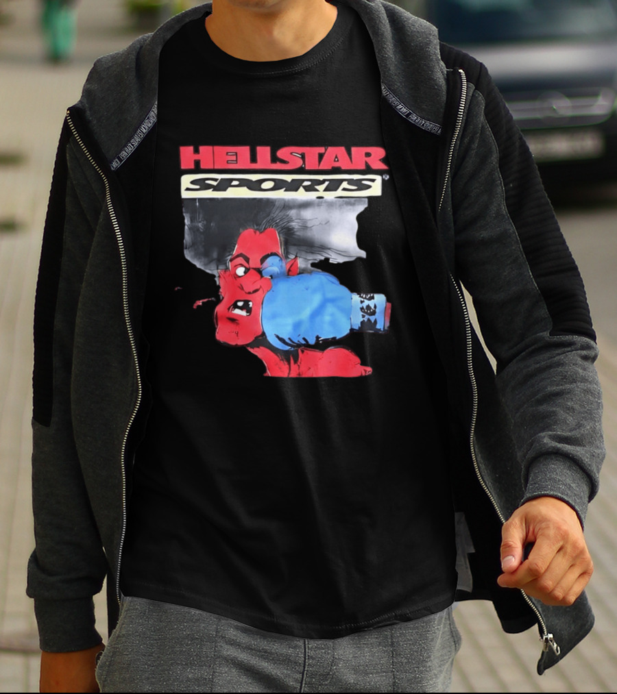 Hellstar Sports Boxing Comic Urban Streetwear T-Shirt