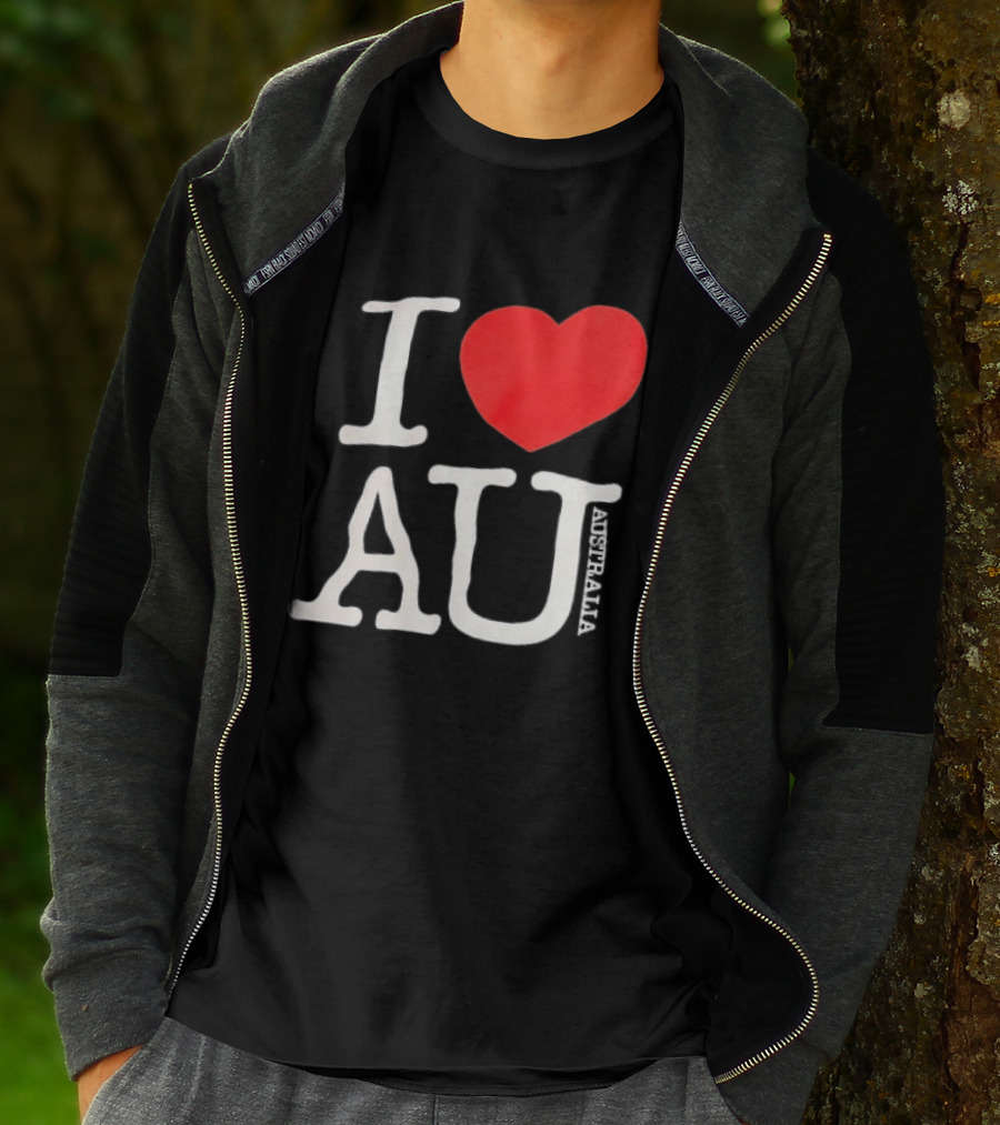 I Love AU Heart Australia Souvenir T-Shirt