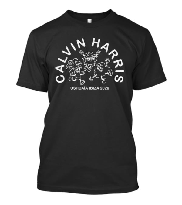 Calvin Harris Ushuaia Ibiza 2026 DJ Electronic Music Festival T-Shirt