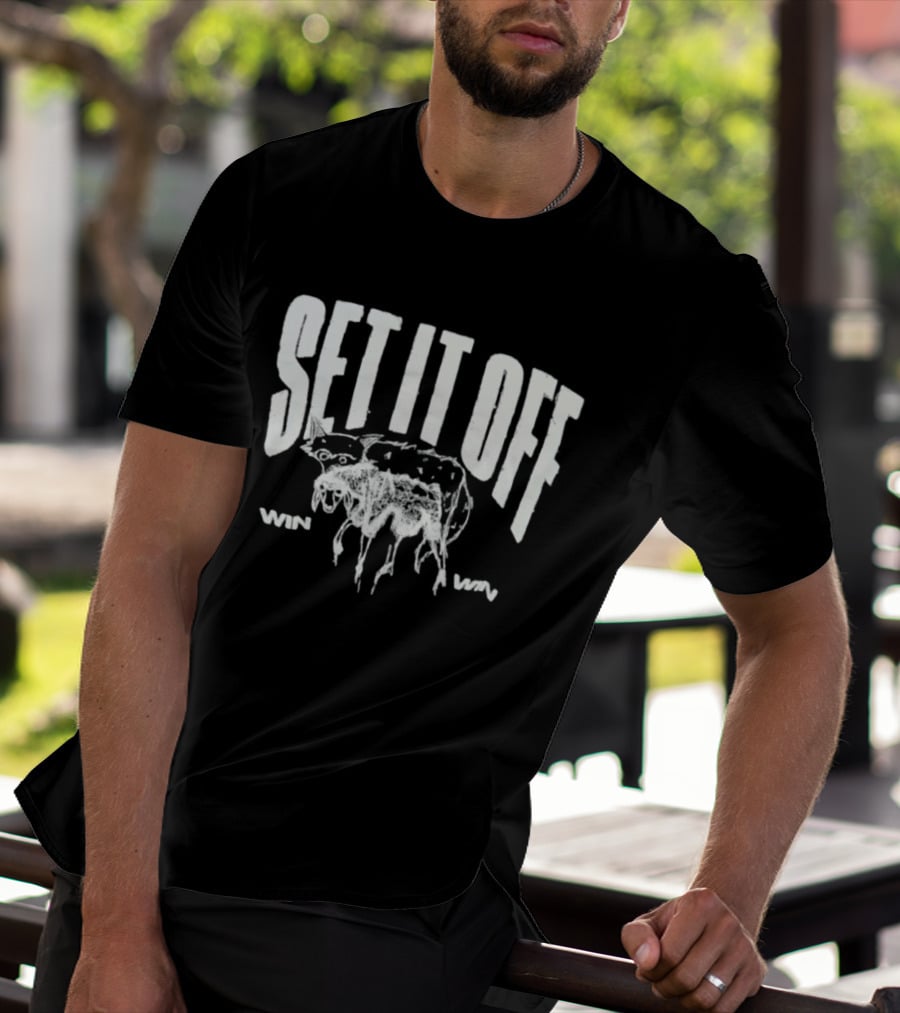 Set It Off Win Win Goat Sketch T-Shirt