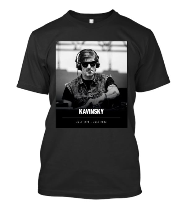 Kavinsky July 1975 July 2026 Retro DJ T-Shirt