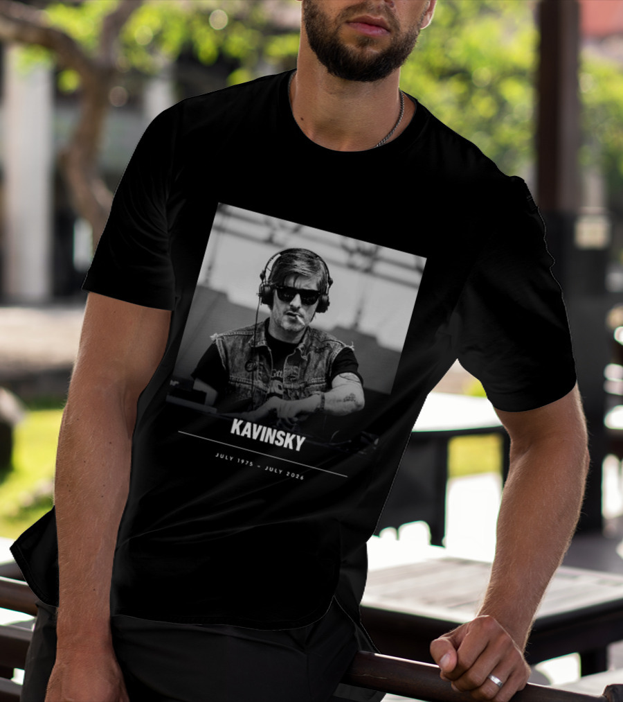 Kavinsky July 1975 July 2026 Retro DJ T-Shirt