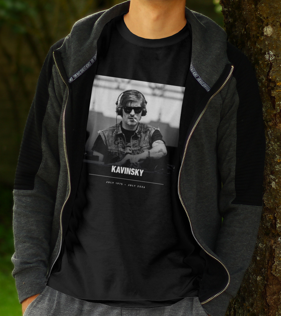 Kavinsky July 1975 July 2026 Retro DJ T-Shirt