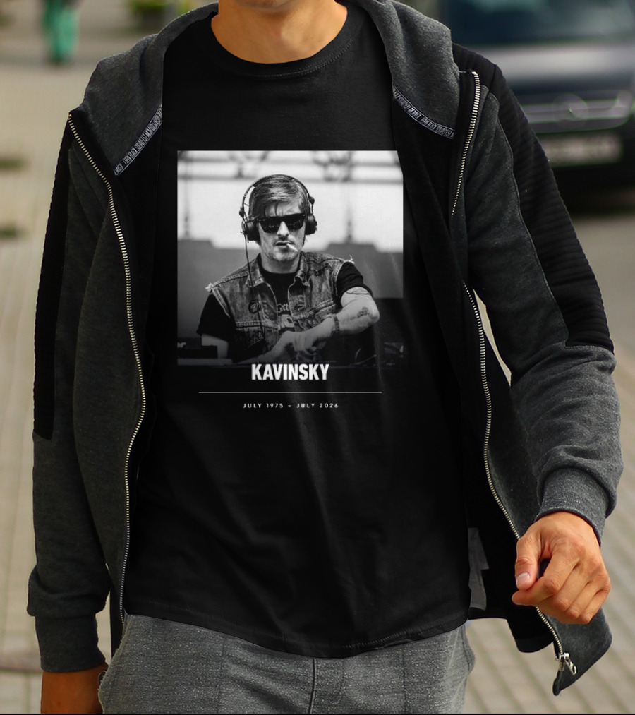 Kavinsky July 1975 July 2026 Retro DJ T-Shirt