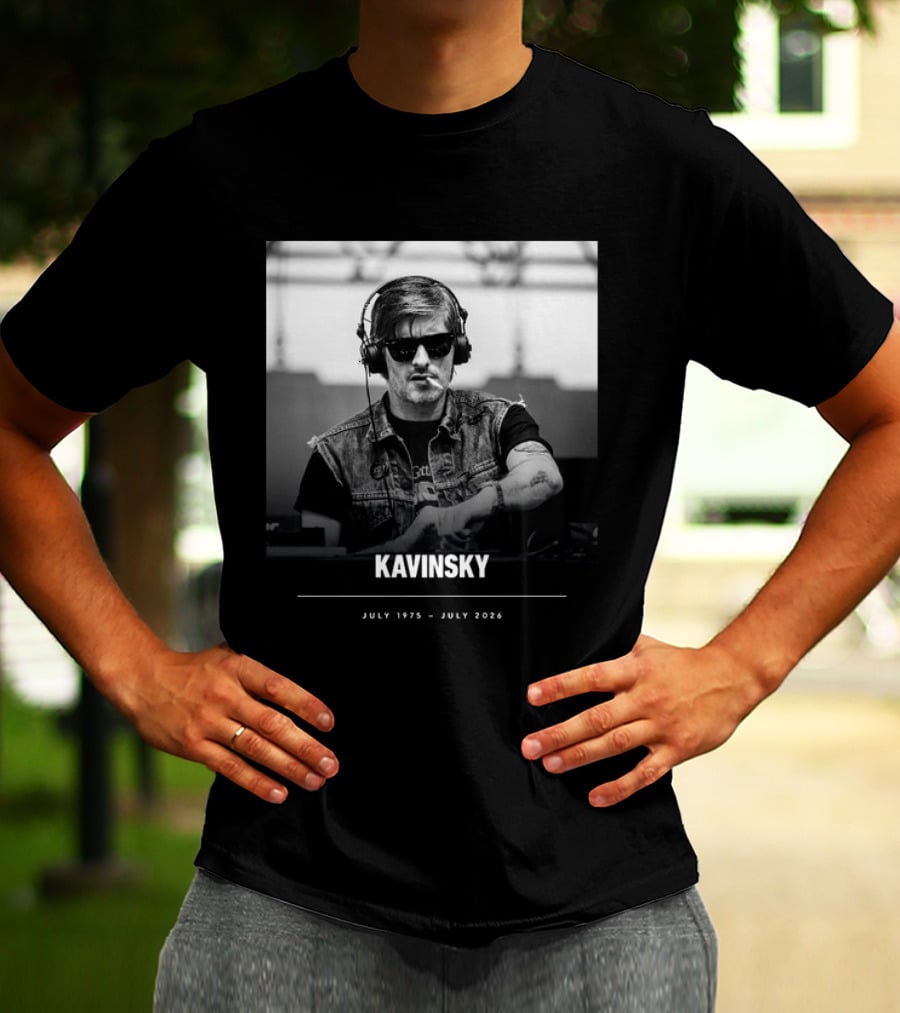 Kavinsky July 1975 July 2026 Retro DJ T-Shirt