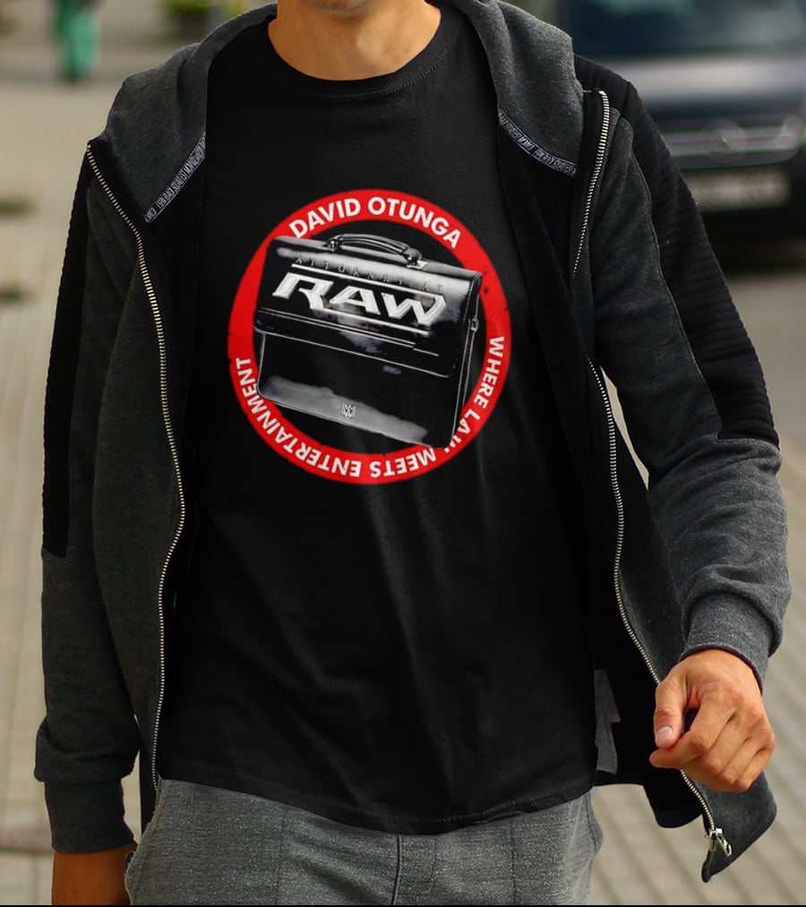 David Otunga Raw Attorney Briefcase Where Law Meets Entertainment T-Shirt