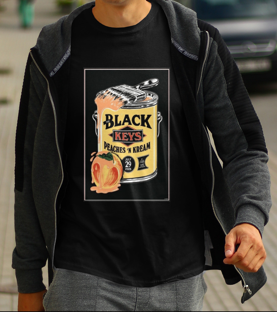 The Black Keys Peaches 'N Kream July 29 2026 St. Augustine Florida T-Shirt