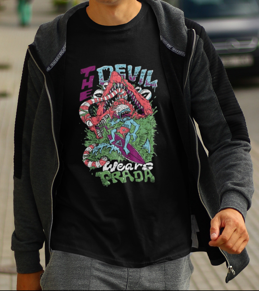 The Devil Wears Prada Surf's Up Crocodile Monster Scene T-Shirt