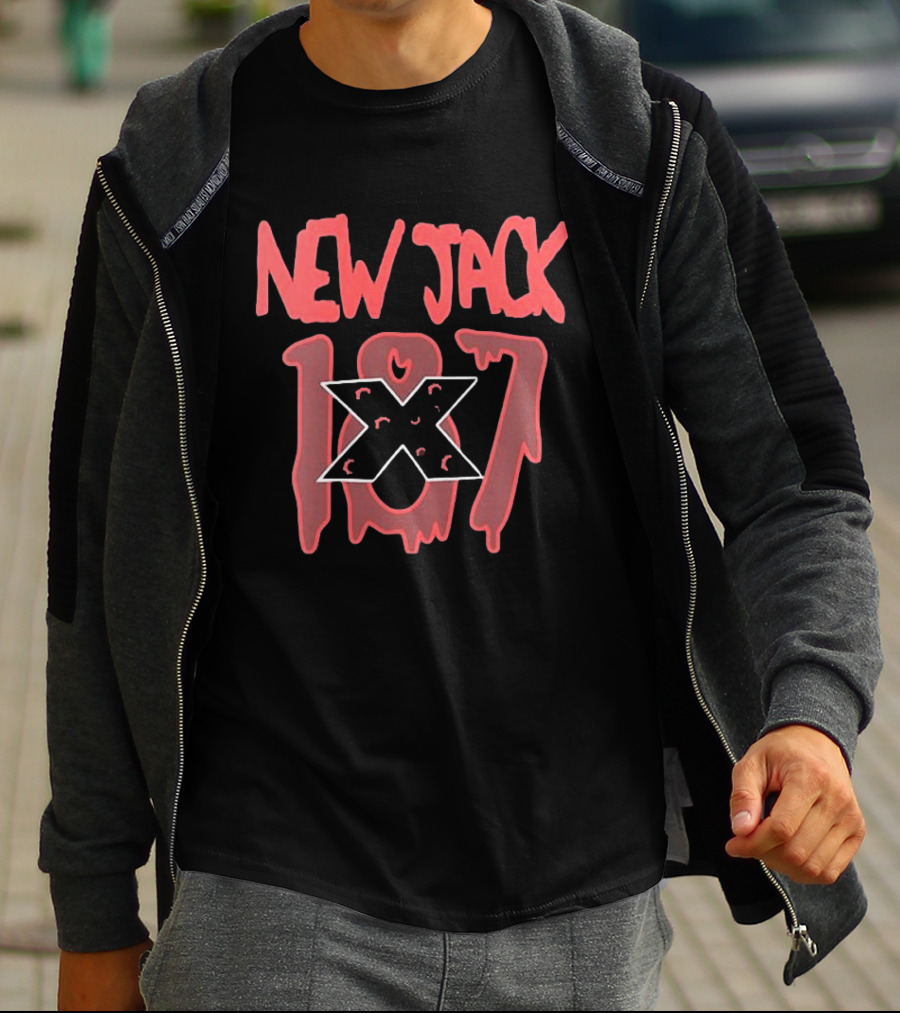 New Jack 187 X Graphic Red Drip T-Shirt