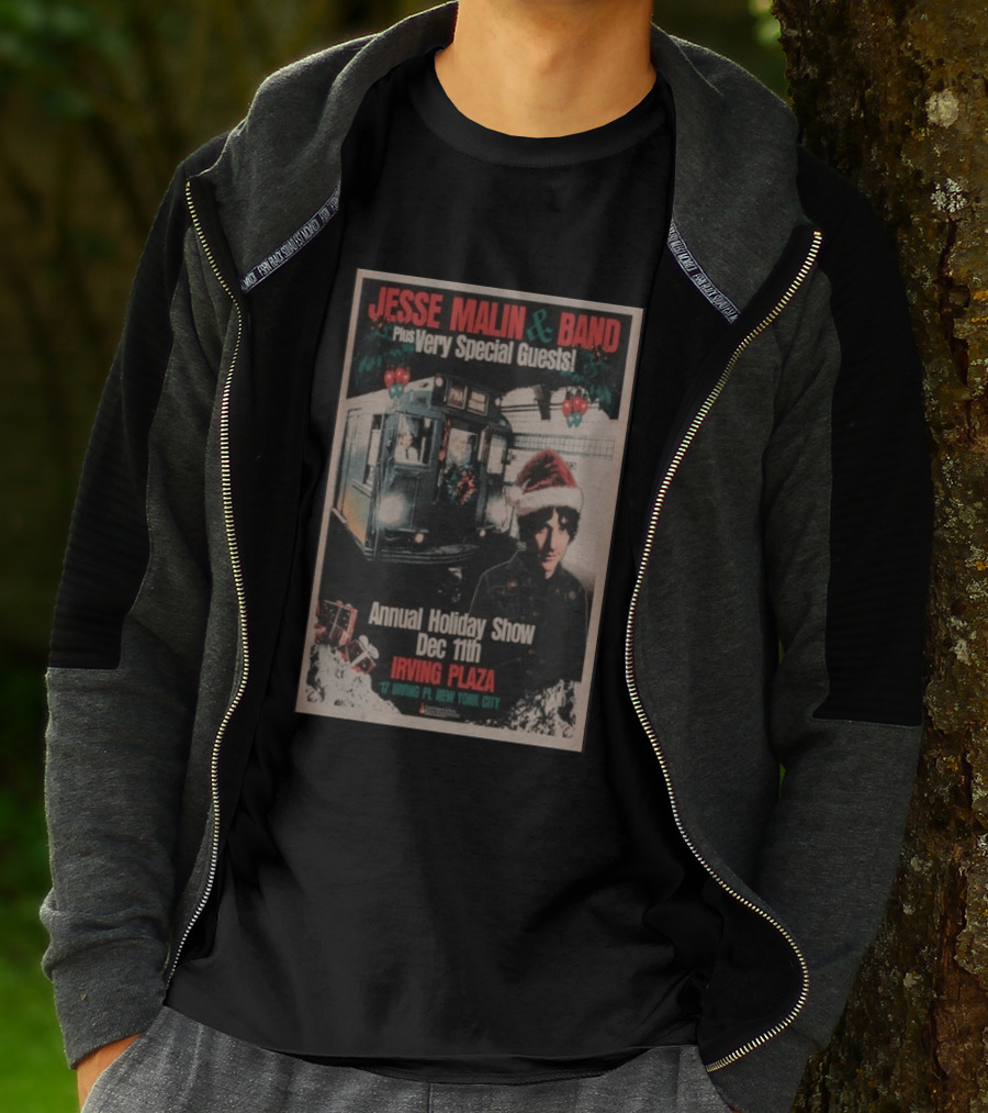 Jesse Malin & Band Special Guests Annual Holiday Show Dec 11th Irving Plaza New York City T-Shirt