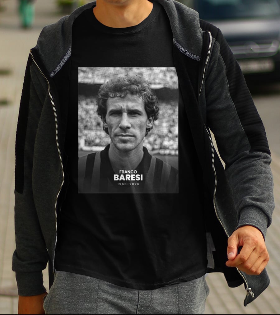 Franco Baresi 1960 2026 Football Legend T-Shirt