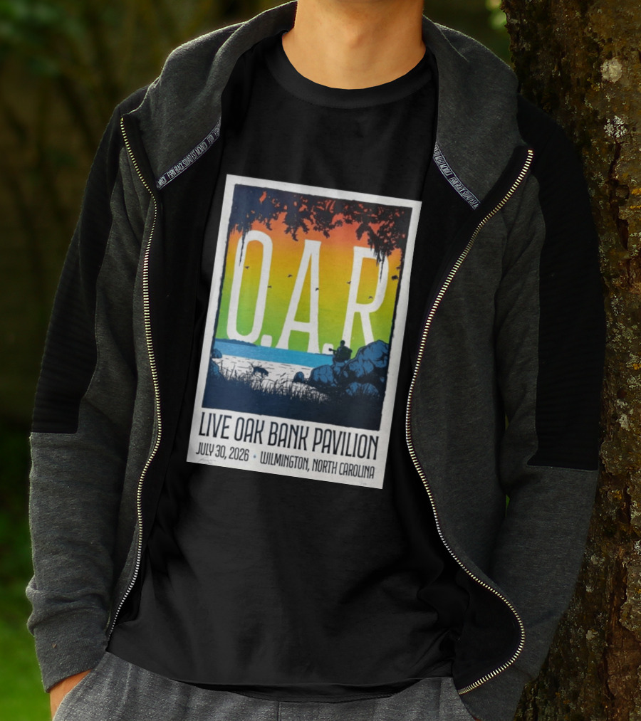 O.A.R. Live Oak Bank Pavilion July 30 2026 Wilmington North Carolina T-Shirt