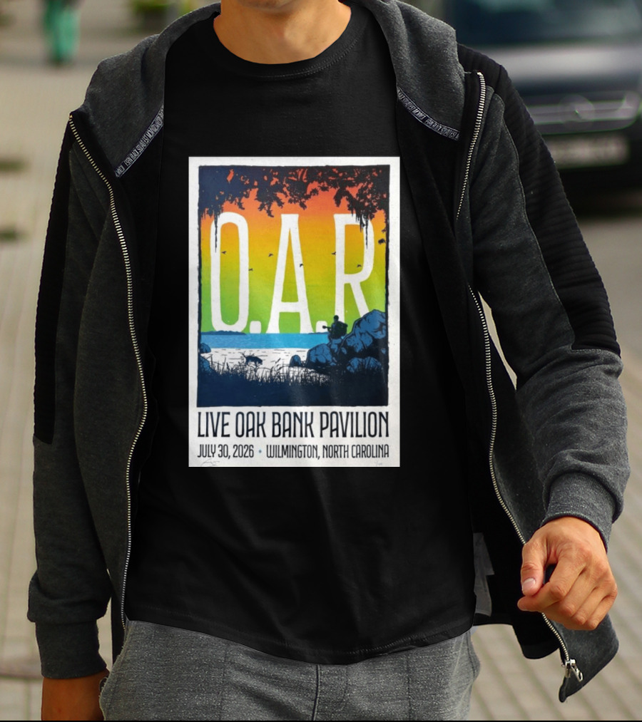 O.A.R. Live Oak Bank Pavilion July 30 2026 Wilmington North Carolina T-Shirt