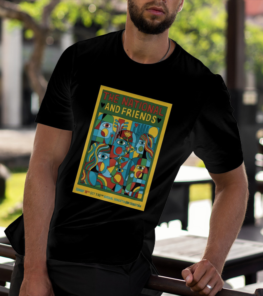 The National And Friends San Sebastián Concert October 18 Kursaal Donostia T-Shirt