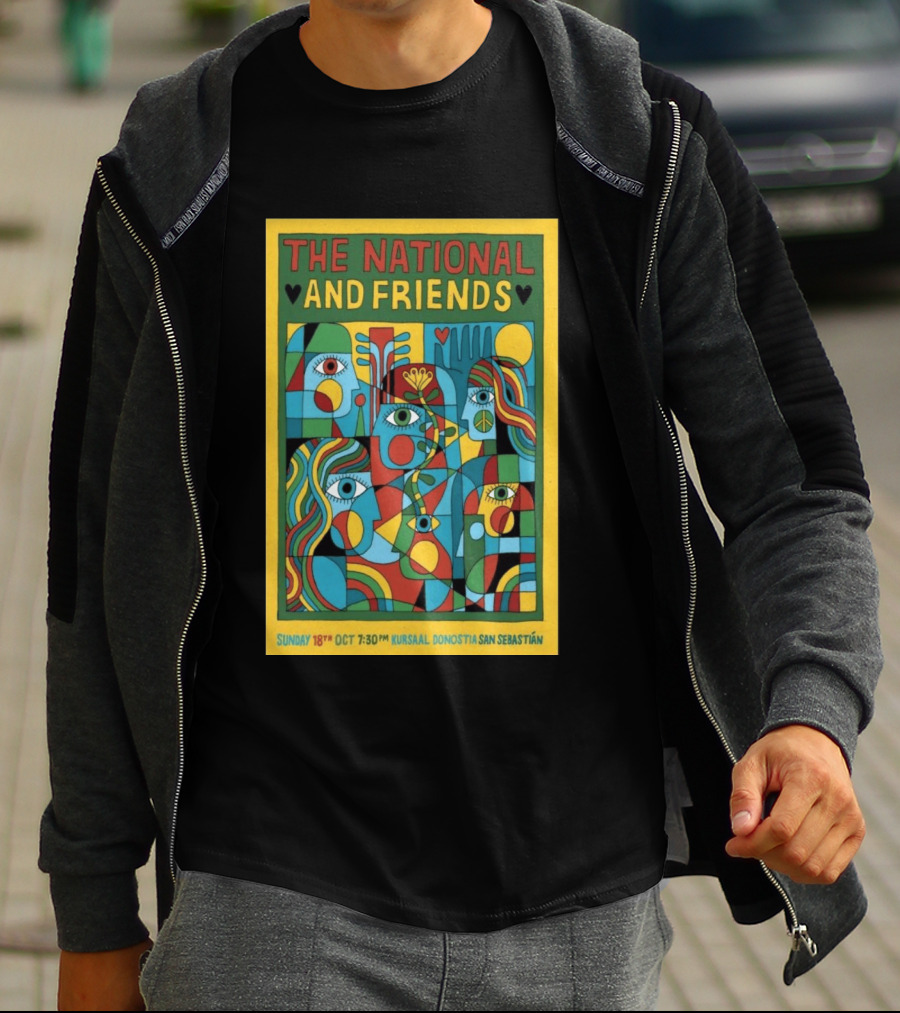 The National And Friends San Sebastián Concert October 18 Kursaal Donostia T-Shirt