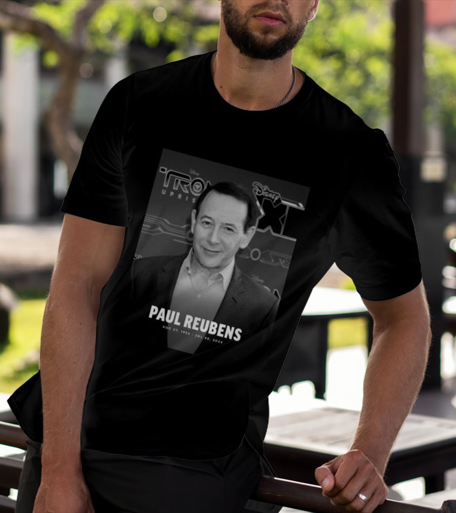 Paul Reubens Disney Tron Uprising Aug 27 1952 Jul 30 2023 T-Shirt
