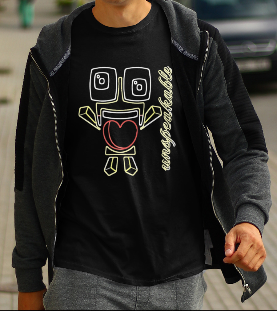 Unspeakable Neon Heart Character YouTube T-Shirt