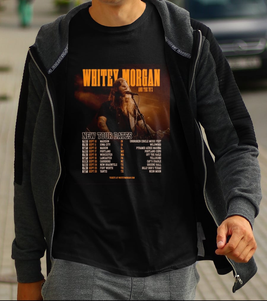 Whitey Morgan And The 78's New Tour Dates 2026 Concert Schedule T-Shirt