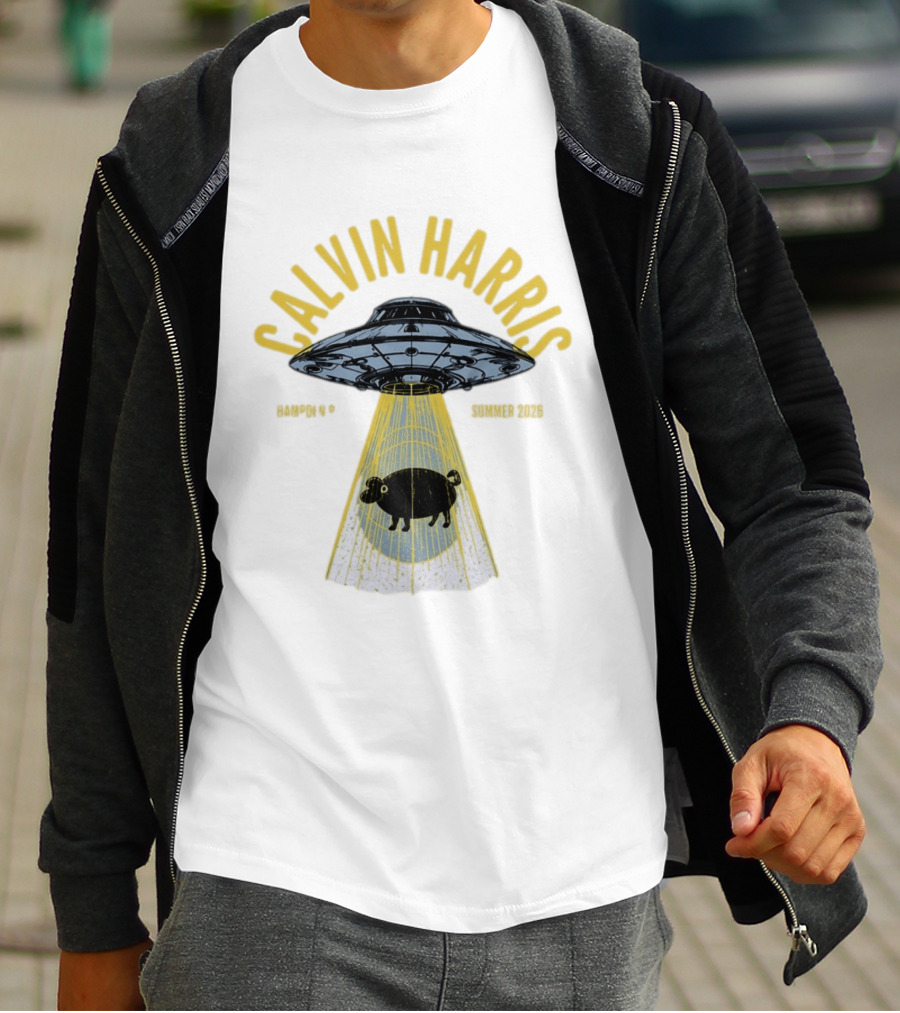 Calvin Harris UFO Sheep Hampden Park Summer 2026 T-Shirt