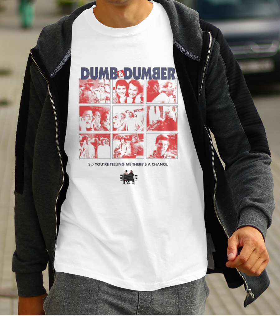 Dumb And Dumber So You're Telling Me There's A Chance Collage T-Shirt