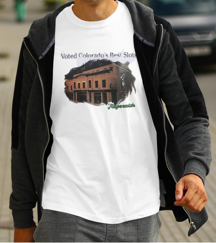 Voted Colorado's Best Slots Fitzgeralds Casino Black Hawk T-Shirt