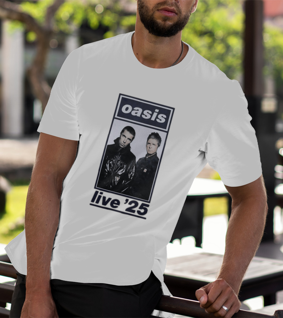 Oasis Live 2025 Liam Gallagher Band Tour T-Shirt