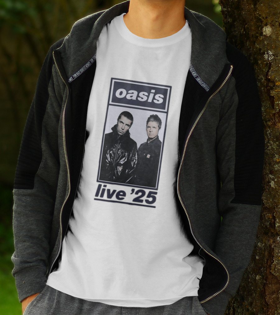 Oasis Live 2025 Liam Gallagher Band Tour T-Shirt