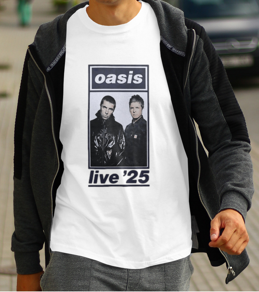 Oasis Live 2025 Liam Gallagher Band Tour T-Shirt