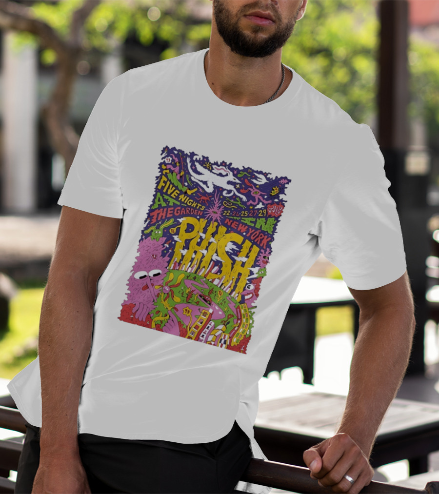 Phish Five Nights At The Garden New York July 2023 Concert T-Shirt