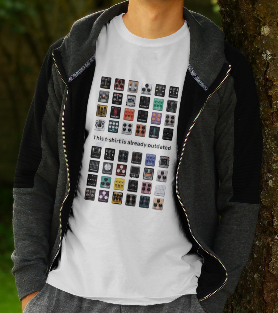 This Is Already Outdated Guitar Pedal Collection Effects T-Shirt