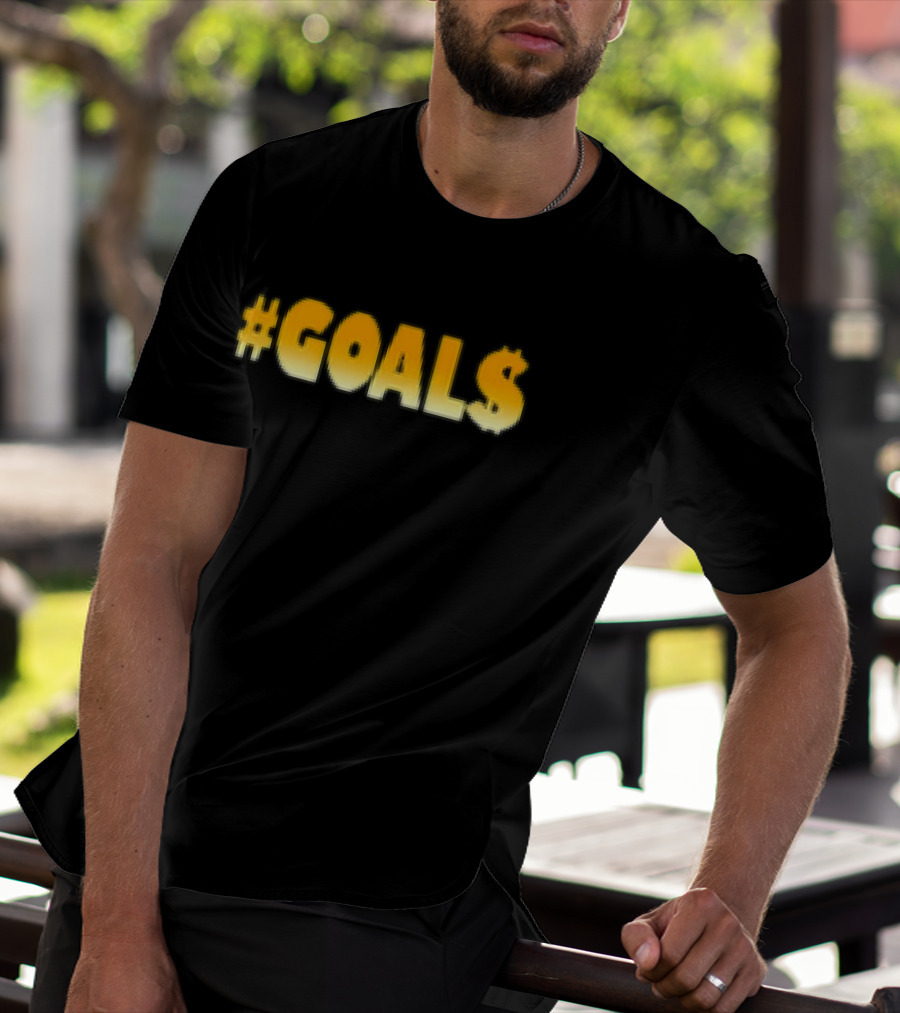 2024 New Year Money Goals Hashtag Wealth Ambitions Motivation T-Shirt