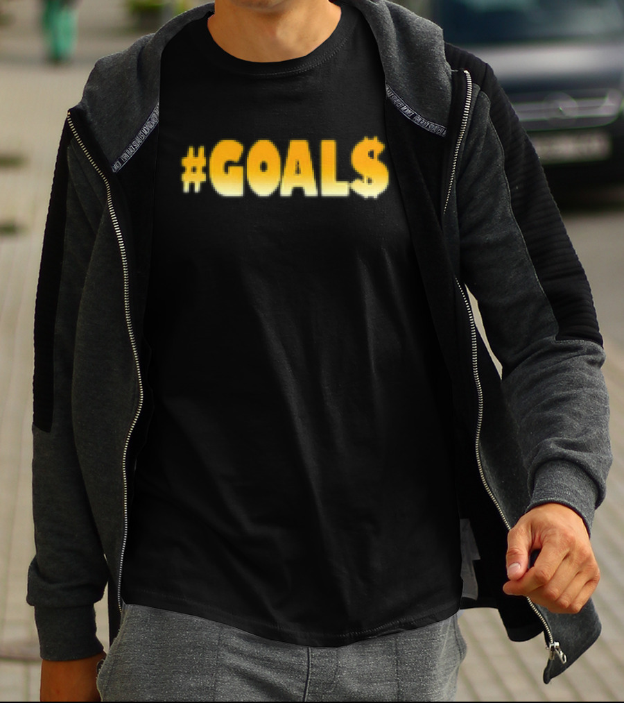 2024 New Year Money Goals Hashtag Wealth Ambitions Motivation T-Shirt