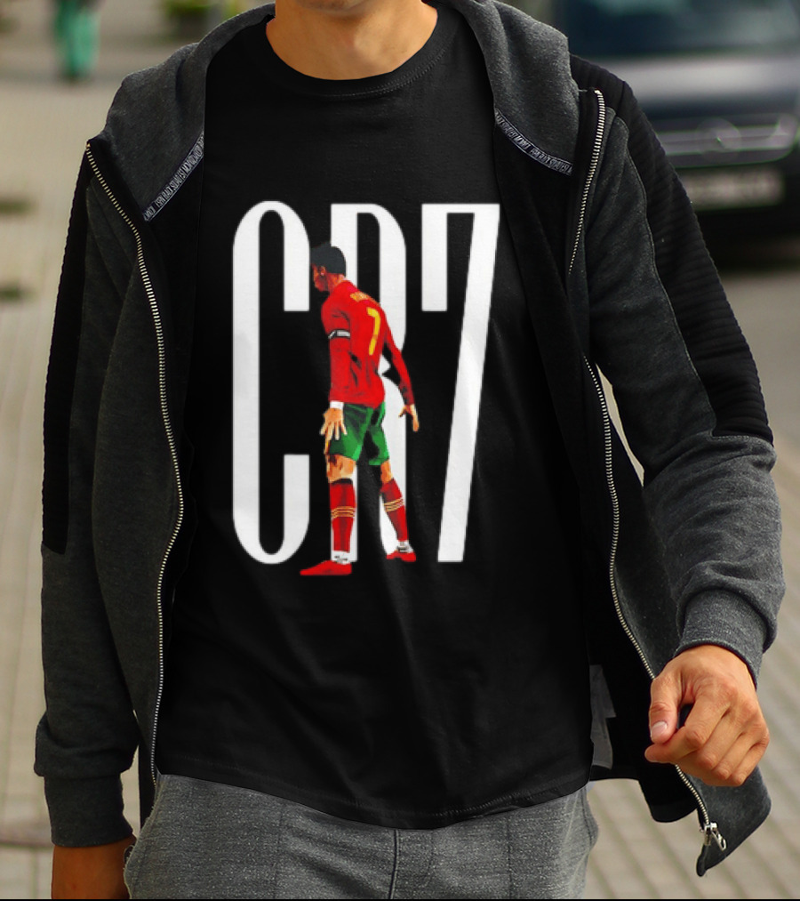 CR7 Cristiano Ronaldo Portugal National Team Iconic Number 7 Soccer Legend T-Shirt